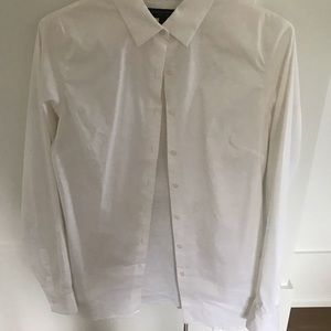 Banana Republic white button up blouse